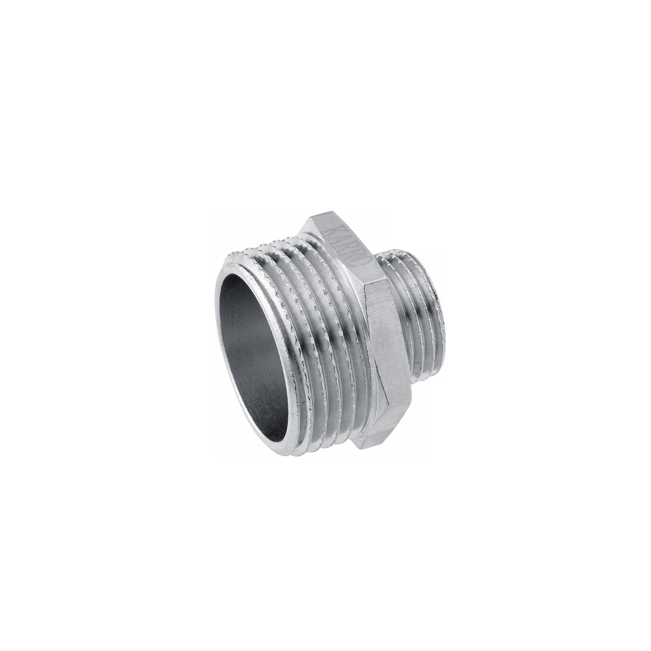 Ніпель перехідний Karro 1"х3/4" ЗЗ нікельований KR-3114, фото 1