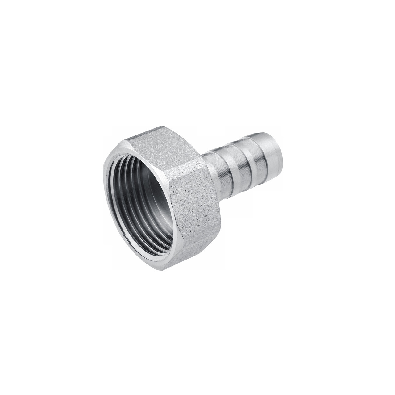 Штуцер Karro 1/2" РВ, D=14 мм нікельований KR-820, фото 1