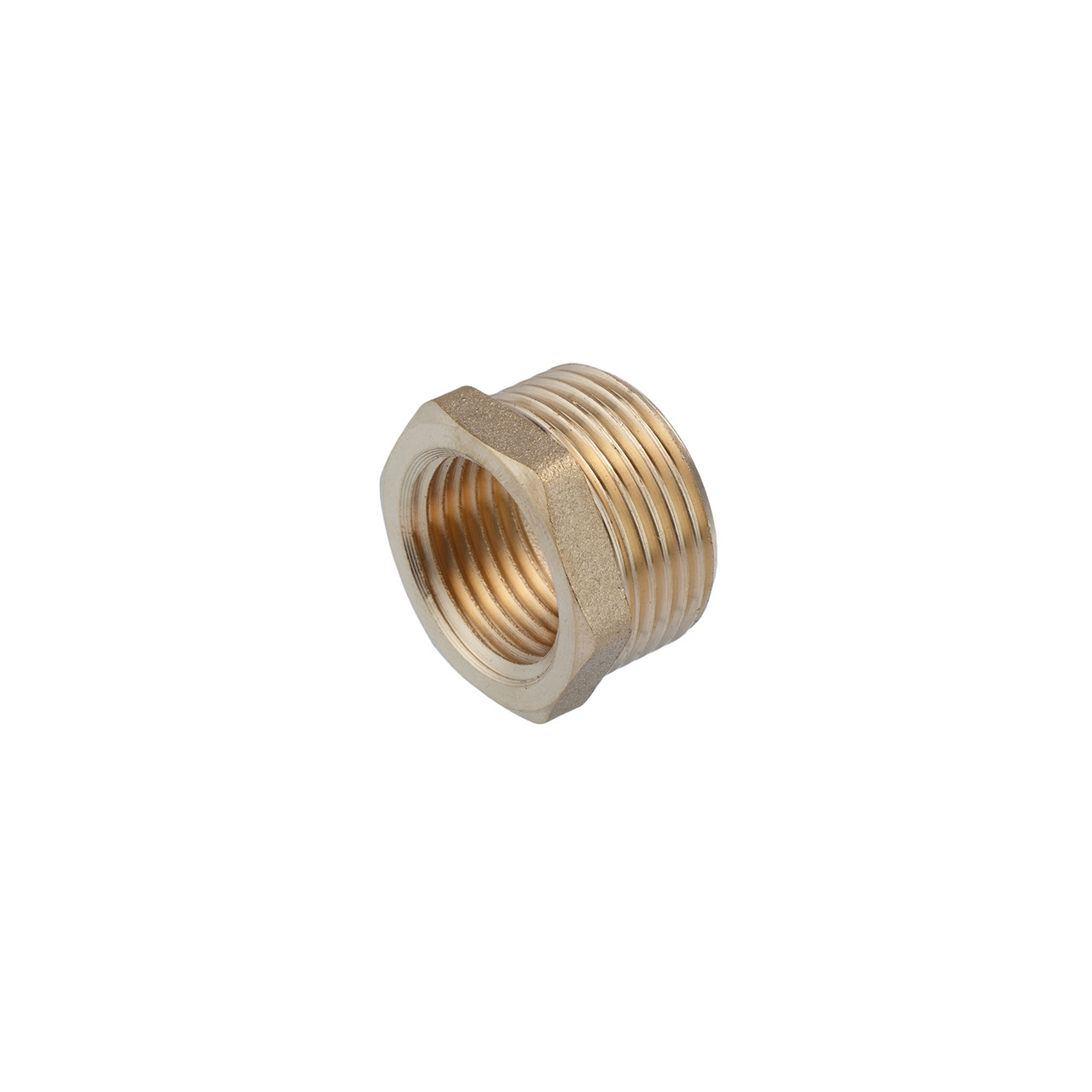 Футорка посилена LexLine 3/4"х1/2" ЗВ латунна УК0702-В, фото 1