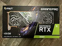 Відеокарта Palit GamingPro RTX 3080 10gb HDMI, DisplayPort, фото 4