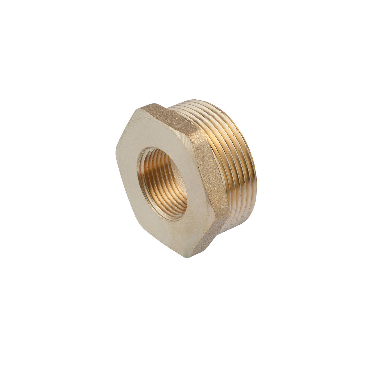 Футорка посилена LexLine 1 1/2"х3/4" ЗВ латунна УК0724-В, фото 1