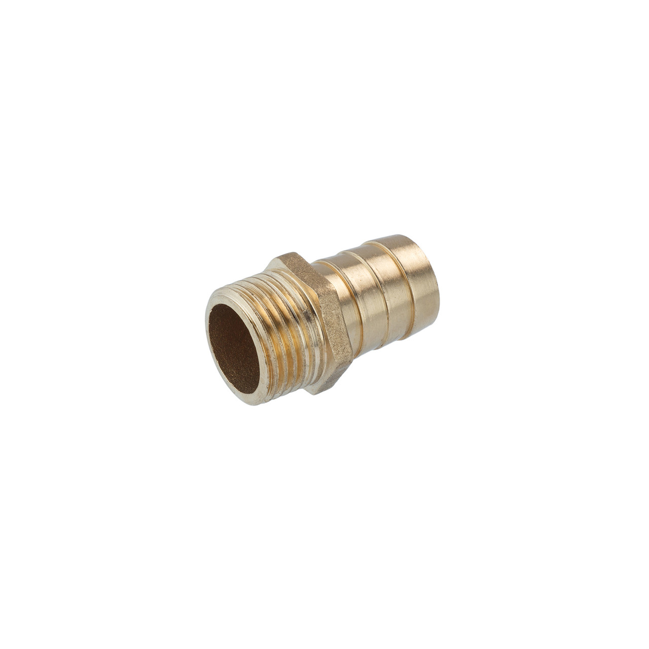 Штуцер LexLine 1/2" РЗ, D=18 мм латунний УК0008-6, фото 1