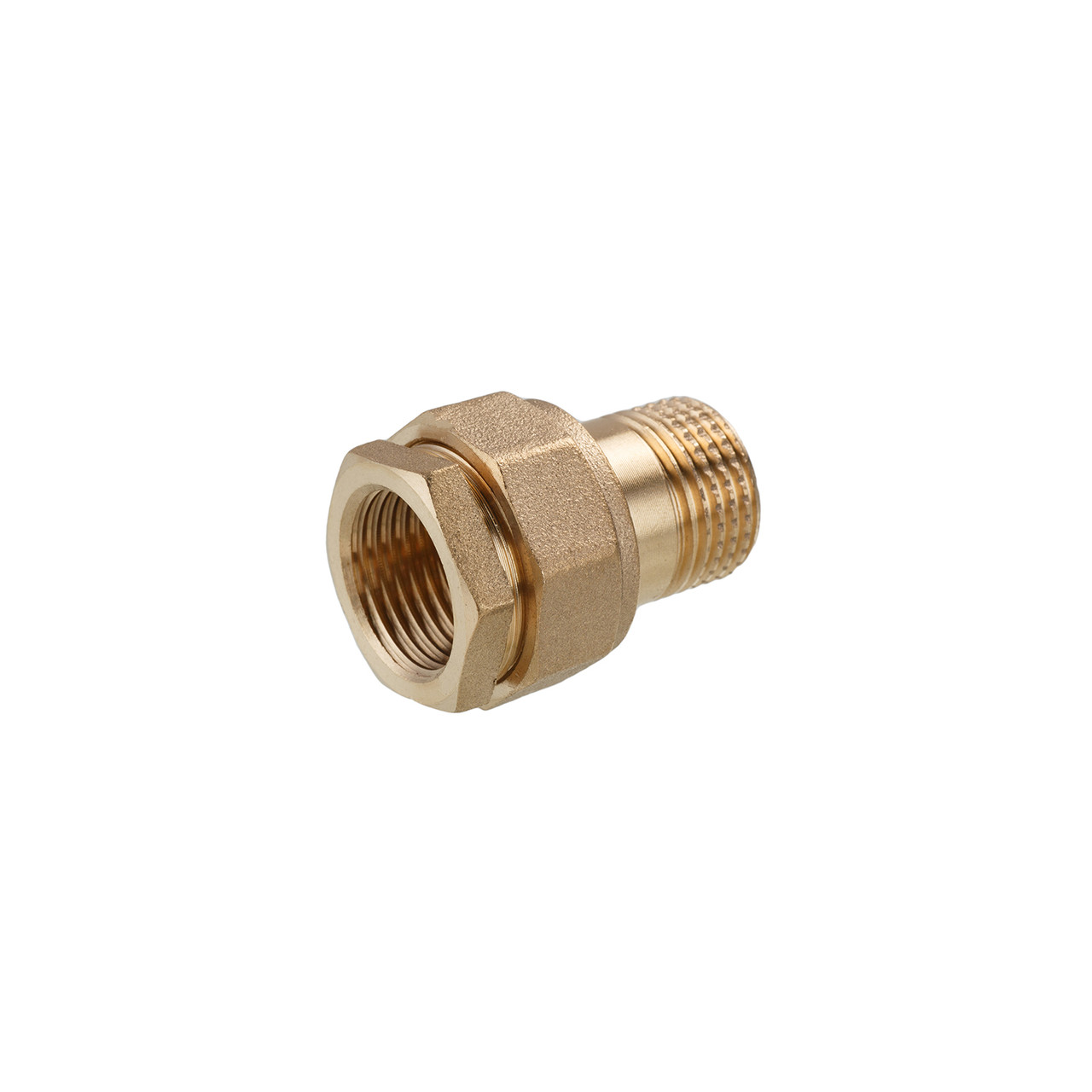Згін-американка пряма посилена LexLine 3/4" ВЗ латунна УК0803-В, фото 1
