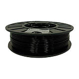 PETG філамент нитка пластик для 3D принтера Pochatok Filament 1,75 мм Чорний глянцевий 0.3 кг БЕЗ БОБИНИ, фото 2