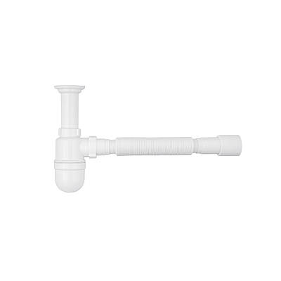 Сифон для раковини Agua TB01 1 1/2''х40/50 мм з литим випуском