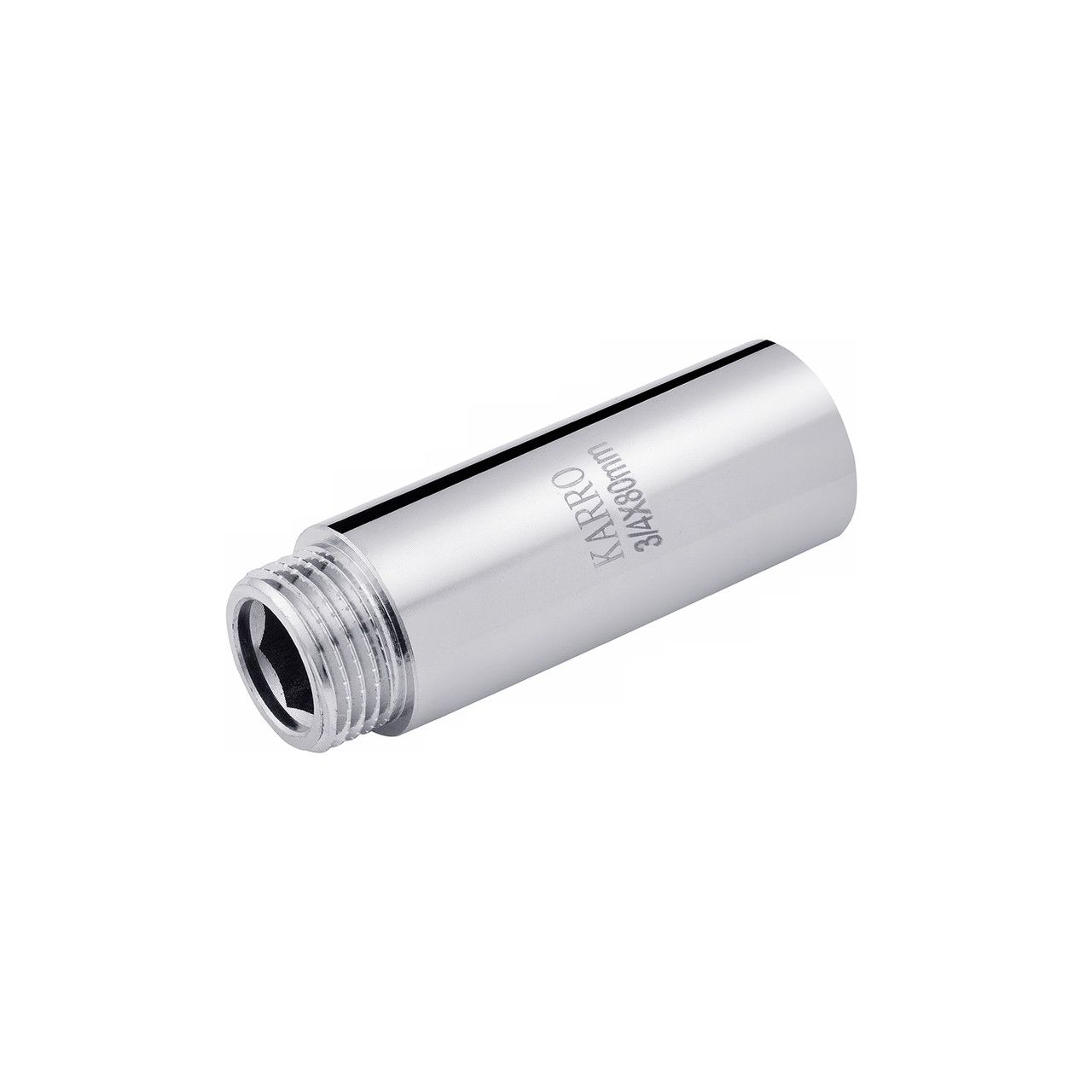 Подовжувач Karro 3/4" ВЗ, L=80 мм хромований KR-3209, фото 1