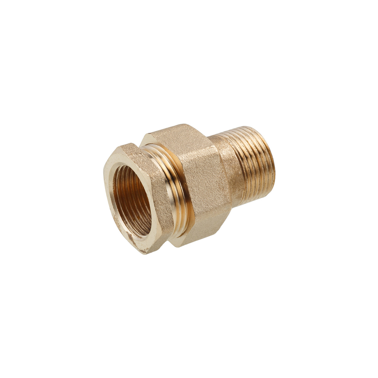 Згін-американка пряма LexLine 1/2" ВЗ під конус латунна УК0811-В, фото 1