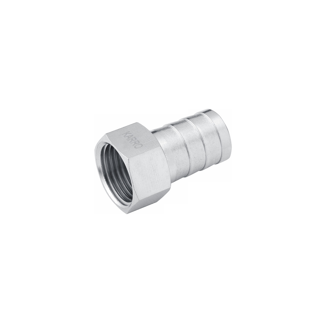 Штуцер Karro 1/2" РВ, D=18 мм нікельований KR-820, фото 1