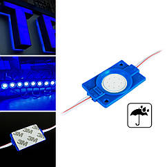 Світлодіодний модуль BRT COB 2.4W круглий BLUE, 12 В, IP65 синій
