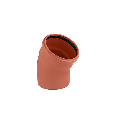 Коліно для зовнішньої каналізації Rozma 160х30°