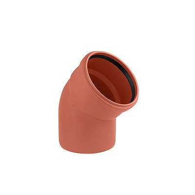 Коліно для зовнішньої каналізації Rozma 160х45°