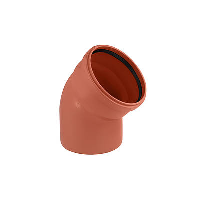 Коліно для зовнішньої каналізації Rozma 200х45°