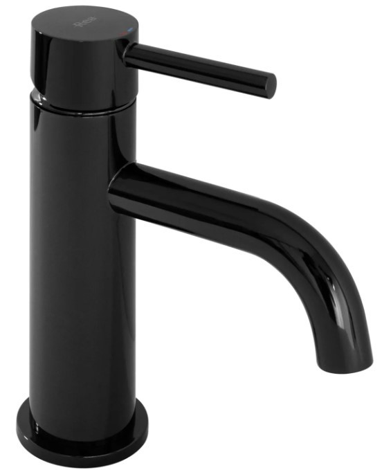 Змішувач для раковини (умивальника) REA LUNGO BLACK GLOSSY чорний *