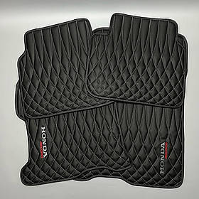 Килимки в автомобіль з екошкіри Honda в салон