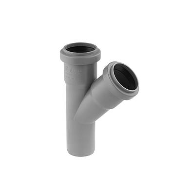 Трійник для внутрішньої каналізації Rozma 40х40/45°