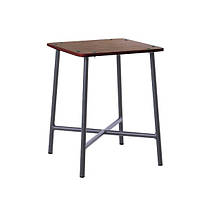 Табурет кухонний Iron anthracite сидіння горіх 1.031 (Новий Стиль ТМ)