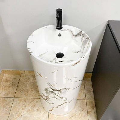 Умивальник (раковина) VBI BOLONIA CARRARA підлоговий