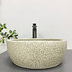 Умивальник (раковина) VBI CORRIDONIA BEIGE STONE MATT накладний, фото 3