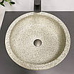 Умивальник (раковина) VBI CORRIDONIA BEIGE STONE MATT накладний, фото 4