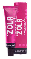 Фарба для брів із колагеном ZOLA Collagen 06, чорно-синя, 15 мл