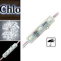 Світлодіодний модуль BRT XG28 5630-3 led W 1,5 W Samsung 6500 K, 12 В, IP68 білий