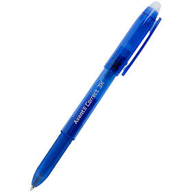 Ручка гелева пиши-стирай Axent Correct 3Х 0,7 синя