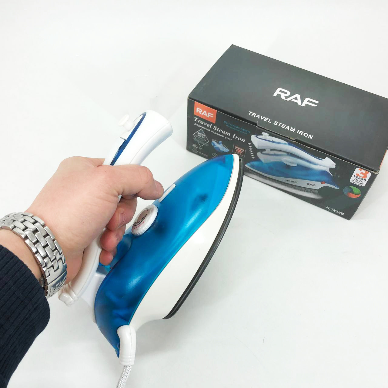 Домашня праска з парою, Праска відпарювач для прасування речей Парова для речей RM-86, фото 1