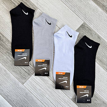 Шкарпетки чоловічі демісезонні бавовна короткі Nike Performance, Туреччина, розмір 41-45, асорті, 05051
