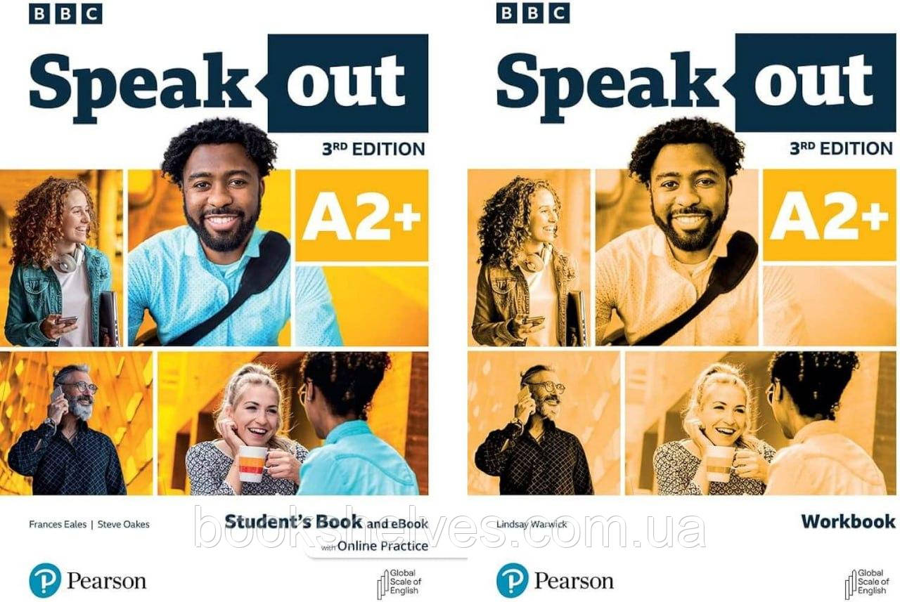 Підручник та робочий зошит Speakout 3rd Edition A2+ Student's Book with Online Practice + workbook