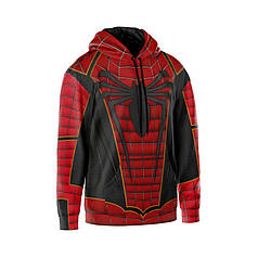 Худі чоловіче з принтом «Людина-павук» чорний