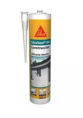 Нейтральний силікон Sika Sikaseal-174 Construction (Sikasil -C) безбарвний пак. 300 мл, фото 1