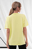 Молодіжна футболка для вагітних та годування VIVA лимонна, фото 4