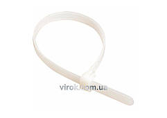 Хомут стяжний нейлоновий білий 120х2,5 100 шт  [500]