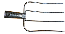 Вила ,молоткове пофарбування , 4 зубці без держака