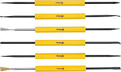 Набір інструментів для паяння VOREL, кпл. 6 шт. [25/100]