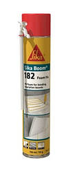 Поліуретанова клей-піна ручного нанесення для приклеювання плит утеплювача Sika Boom®-182 Foam Fix/Сика Бум уп.750 мл