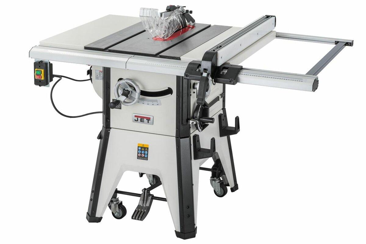 Циркулярна пила JET JLTS-10-M : 230В, 2,0(1,5)кВт, диск Ø=254/(16/30) мм 0-45°. роб. 685х512 мм