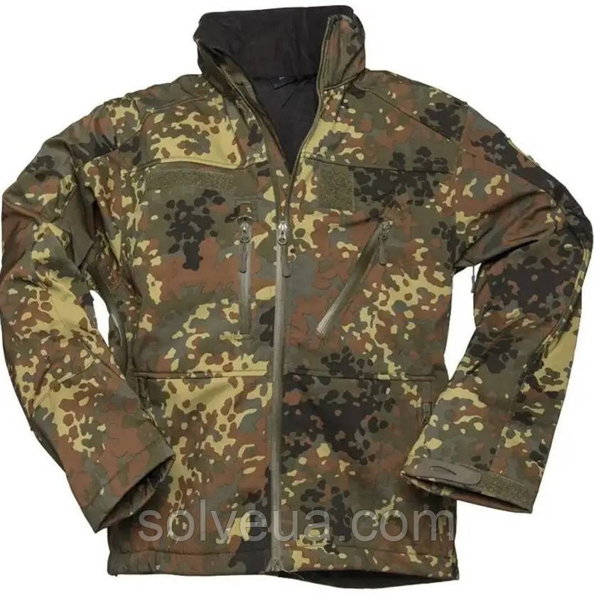 Куртка Softshell вітро-водо не проникна флектарн 10864021 Mil-Tec L solve