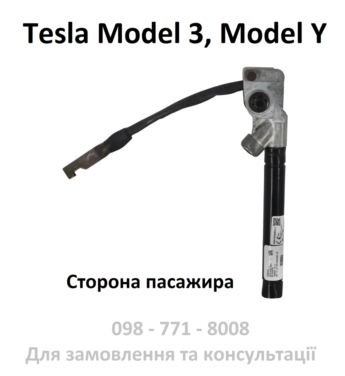 Піропатрон ременя безпеки пасажира (передній правий) Tesla Model 3 / Model Y (1090324-01-С)