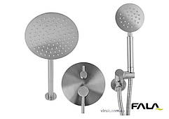 Душовий комплект прихований в стіні STEELY R FALA : 2 функції, шланг- 1.5 м [4]