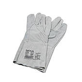 Рукавиці термостійкі для зварювальних робіт cірі, розмір 10