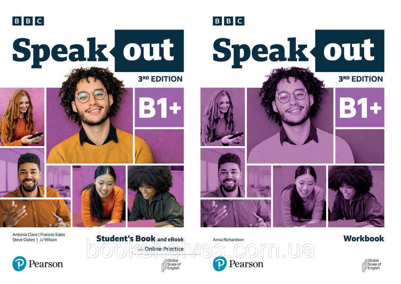 Підручник та робочий зошит Speakout 3rd Edition B1+ Student's Book with Online Practice + workbook