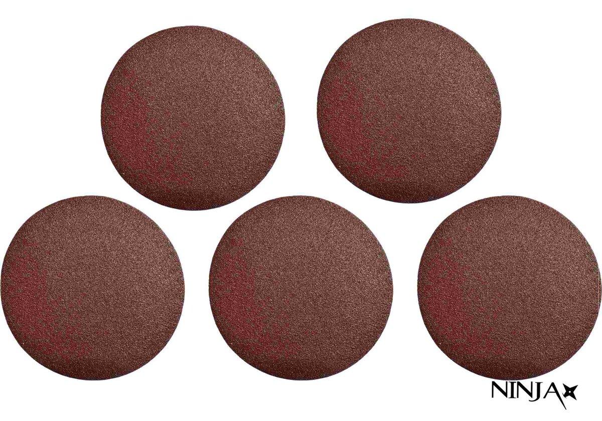 Круг шліфувальний самозачепний NINJA : Ø180 мм. Р60. універсальний Уп. 5 шт. [50]