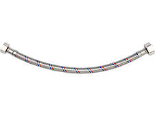 Шланг водопровідний з опліткою з нерж сталі FALA l= 1000мм, Ø= 8/12, з'єднання F-1/2" х F-1/2" 1 МПа