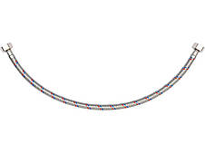 Шланг водопровідний з опліткою з нерж сталі FALA l= 500мм, Ø= 8/12, з'єднання F-1/2" х F-1/2" 1 МПа