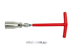 Ключ до свічок автомобільних шарнірний VOREL 21мм [25/50]