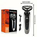 Гладке гоління одним рухом – бездротова електробритва MIGUAN для справжніх чоловіків!, фото 8