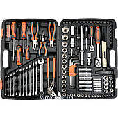 Набір головок торцевих, насадок STHOR : квадрат 1/2" з інструментами [122 Од.] [2/36]