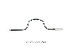 Вороток дуговий (коловорот) для торцевих головок VOREL з квадр. 1/2", l= 400 мм  [40]