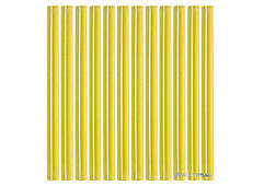 Стержні клейові YATO жовті : Ø=7,2 мм, L=100 мм, уп. 12 шт. [50]